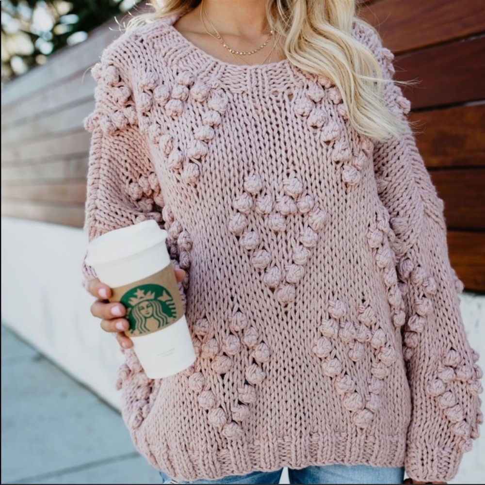 Follow Your Heart Knit Sweater - Vici